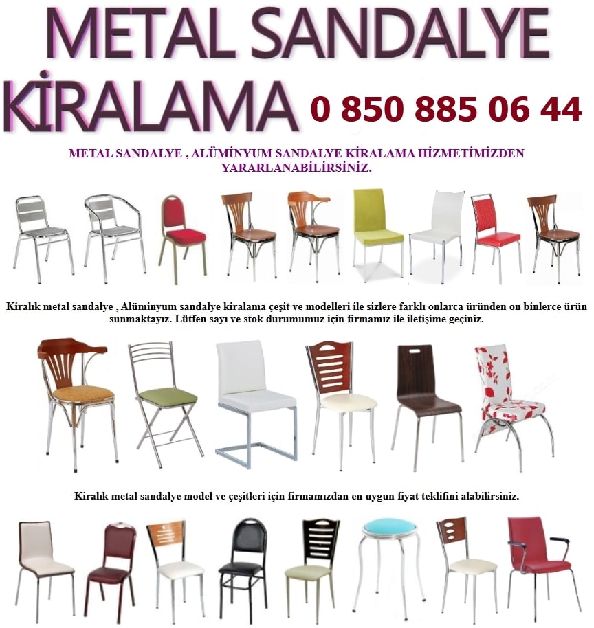 sandalye kiralama �e�itleri