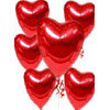 14 �ubat sevgililer g�n� kalp balon demeti