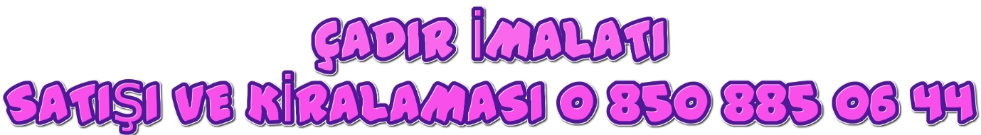 Çadırcı