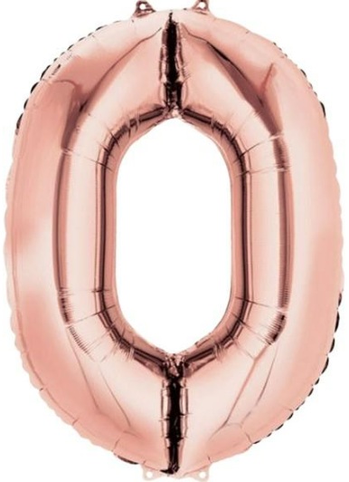 Rose Gold Rakam Balon 34 İnç