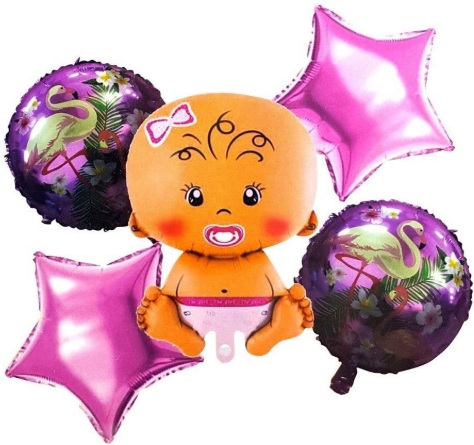 Bebek Pembe 5'li Set