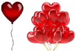 kalp ucan balon satisi