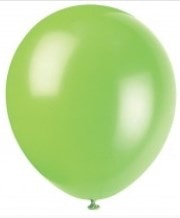 Baskısız 12 İnc Metalik Açık Yeşil Balon