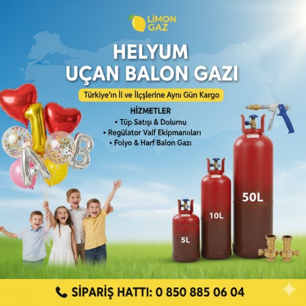 Helyum balon gazı 332