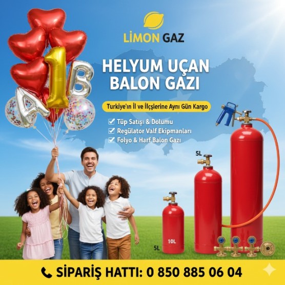 Helyum balon gazı 344